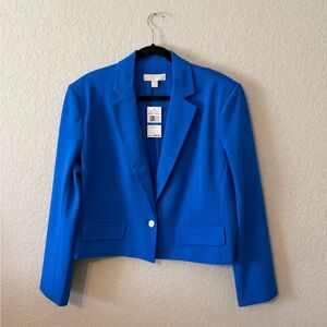 MK Michael Kors Women's Blue Blazer